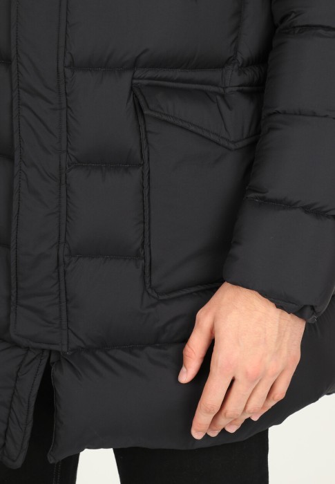 пуховик  из проверенных материалов спереди