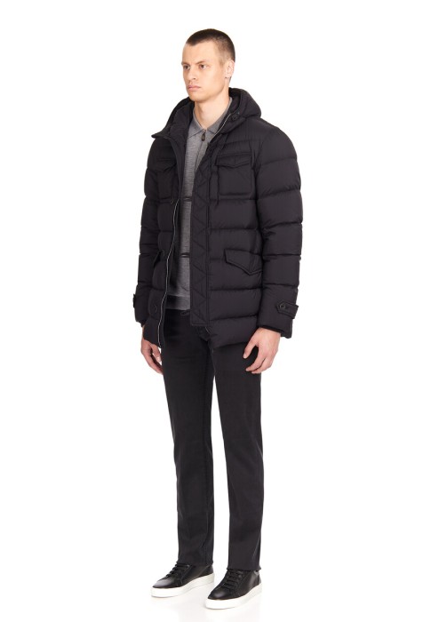 пуховик  от бренда herno вид слева