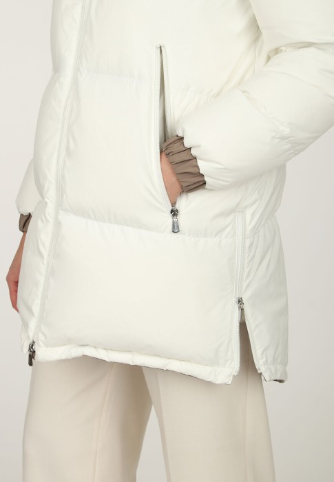 пуховик  из проверенных материалов спереди