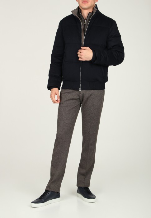 пуховик  от бренда mandelli вид слева