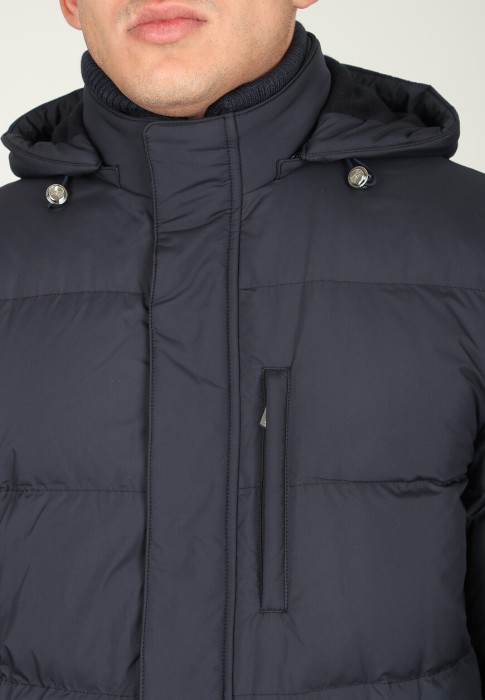 пуховик  из проверенных материалов спереди