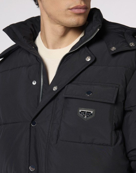 пуховик  из проверенных материалов спереди