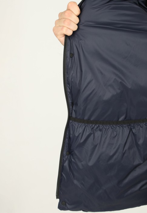 пуховик  универсального стиля с лицевой стороны