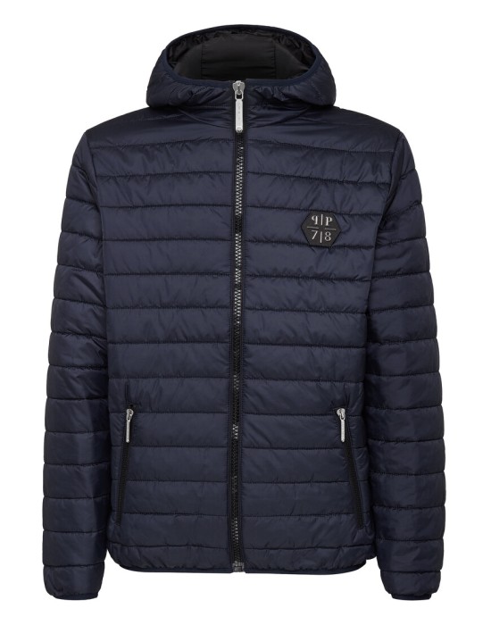 пуховик  от бренда philipp plein вид слева