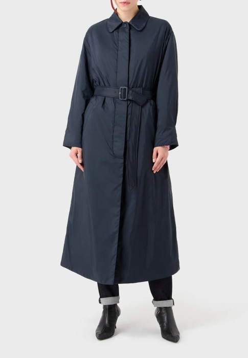 пуховик  от бренда emporio armani вид слева