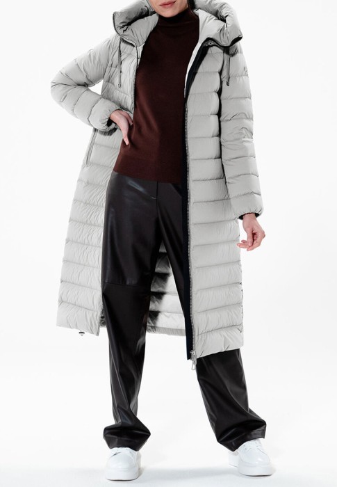 пуховик  от бренда duno вид слева