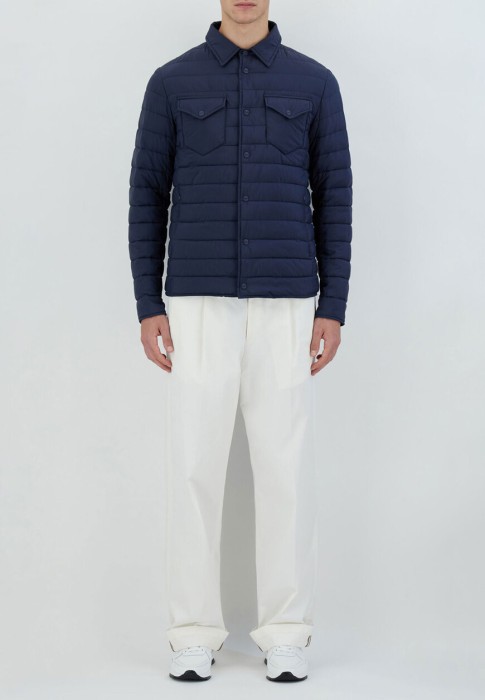 пуховик  из франции вид сбоку