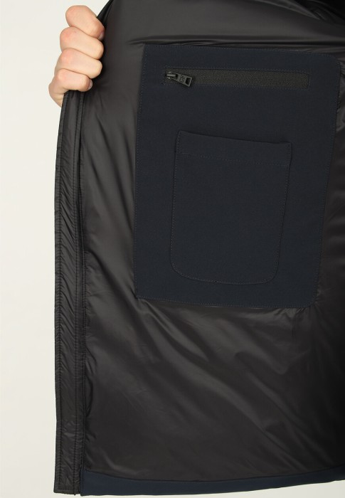 пуховик  универсального стиля с лицевой стороны