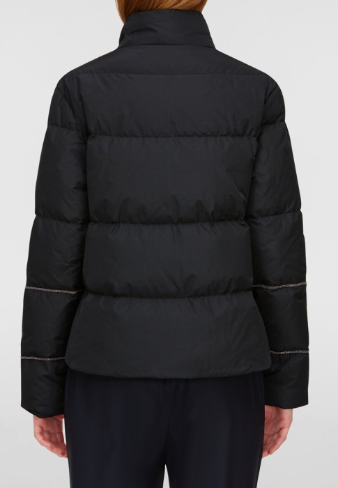 пуховик  из италии вид сбоку