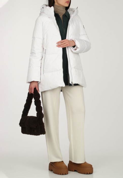 пуховик  из франции вид сбоку