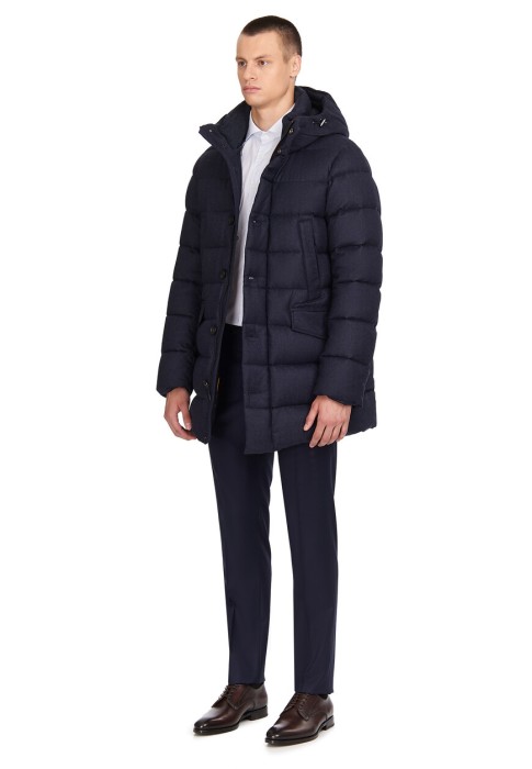 пуховик  от бренда hetrego вид слева