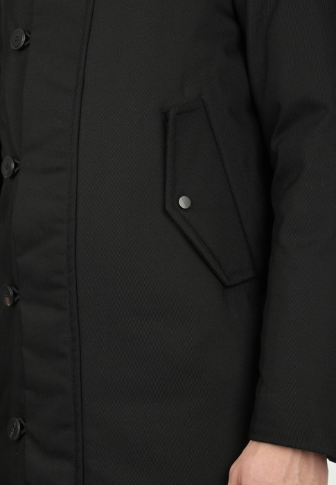 пуховик  из проверенных материалов спереди