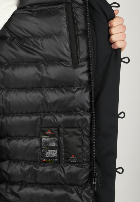 пуховик  универсального стиля с лицевой стороны