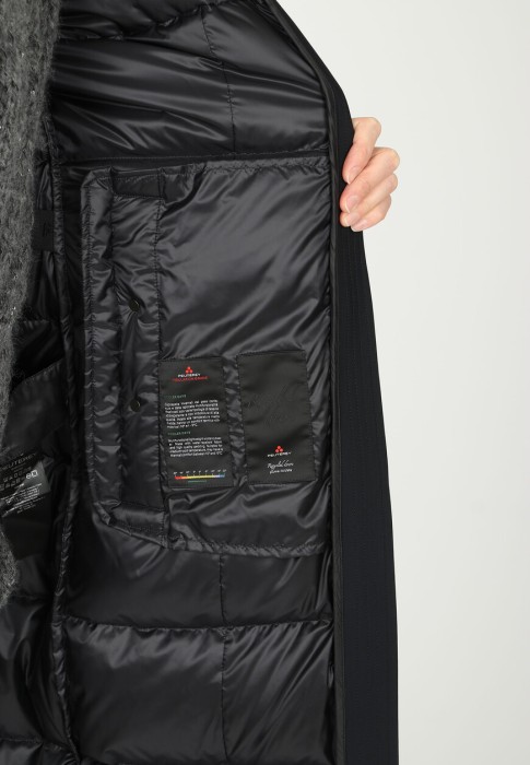 пуховик  для взрослого возраста с изнаночной стороны