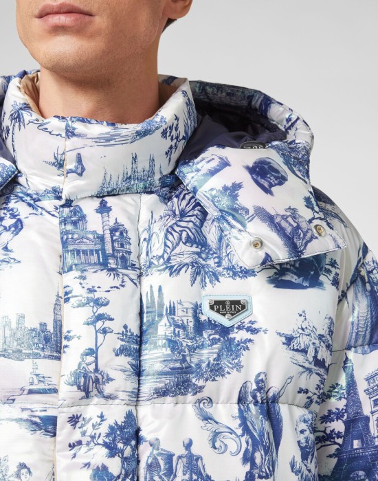 пуховик  из проверенных материалов спереди