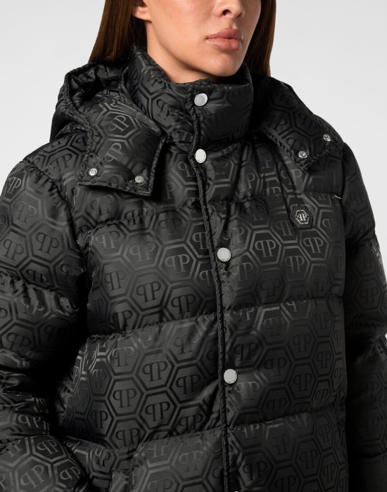 пуховик  из проверенных материалов спереди