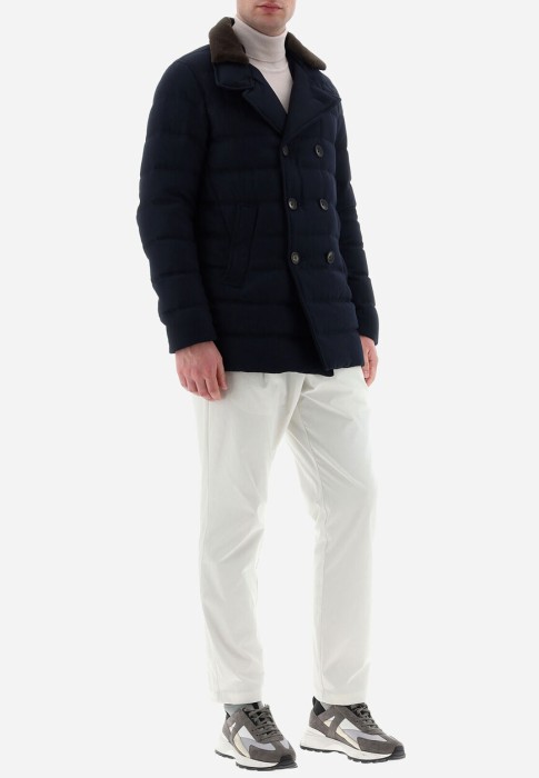 пуховик  из франции вид сбоку