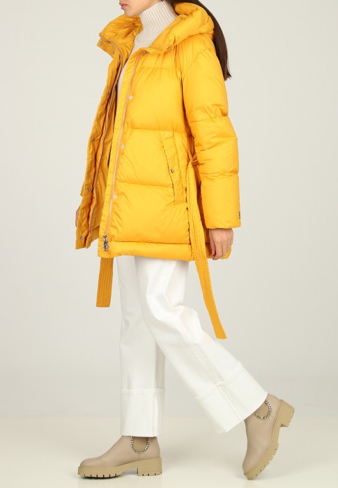 пуховик  из франции вид сбоку