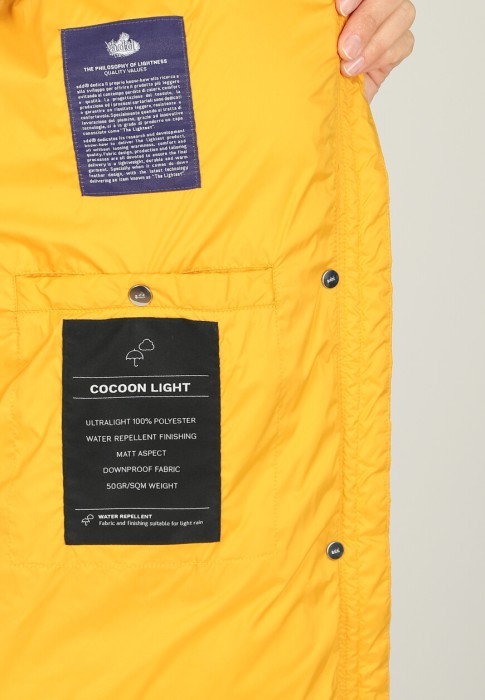 пуховик  универсального стиля с лицевой стороны