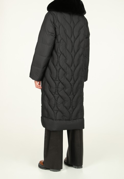 пуховик  из проверенных материалов спереди