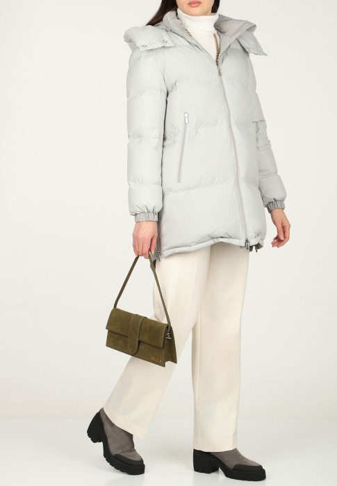 пуховик  от бренда mandelli вид слева