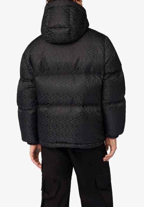 пуховик  из италии вид сбоку