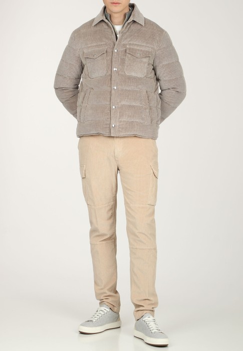 пуховик  из проверенных материалов спереди