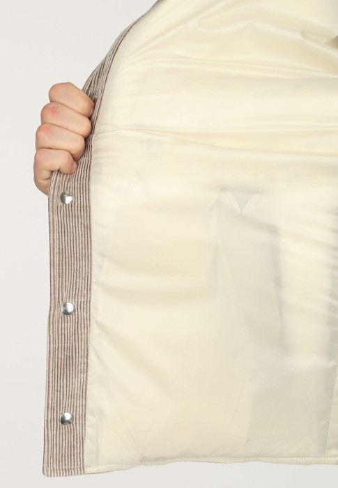 пуховик  вид слева