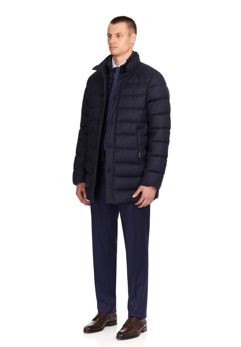 пуховик  от бренда hetrego вид слева