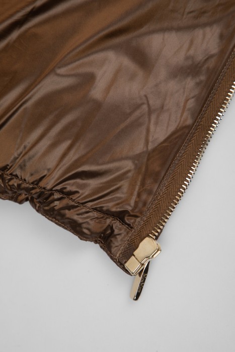 пуховик  вид слева