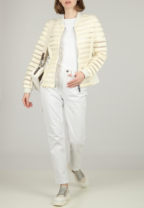 пуховик  от бренда diego m вид слева