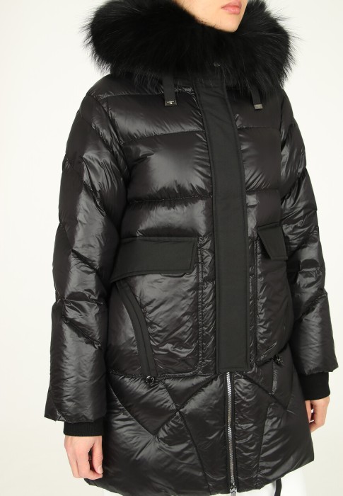 пуховик  из проверенных материалов спереди