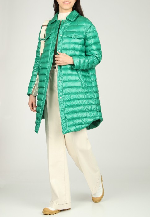 пуховик  из франции вид сбоку