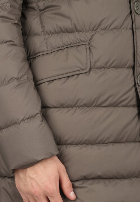 пуховик  из проверенных материалов спереди