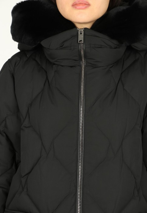 пуховик  из проверенных материалов спереди