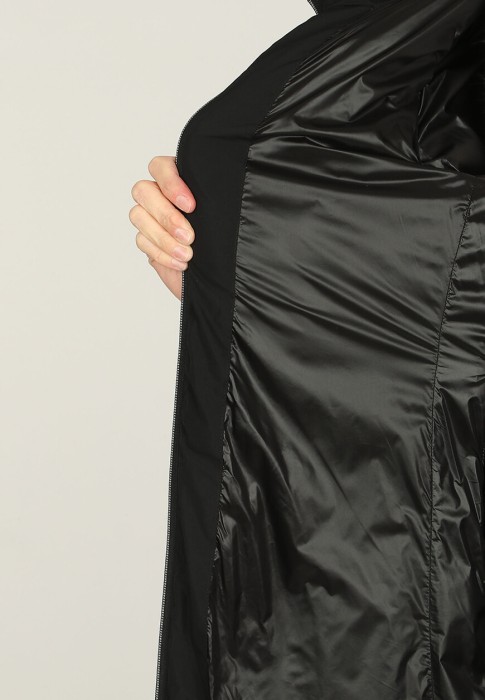 пуховик  для взрослого возраста с изнаночной стороны