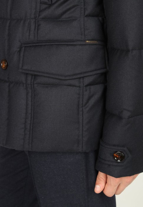 пуховик  для взрослого возраста с изнаночной стороны