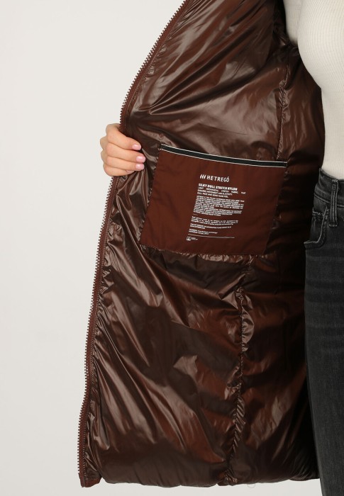 пуховик  универсального стиля с лицевой стороны