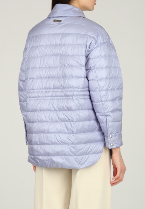 пуховик  из италии вид сбоку