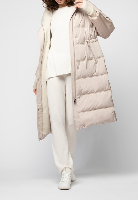 пуховик  из проверенных материалов спереди