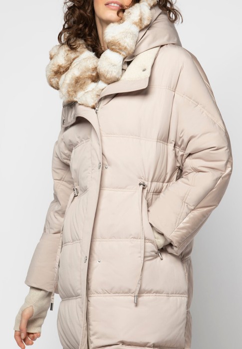 пуховик  для взрослого возраста с изнаночной стороны