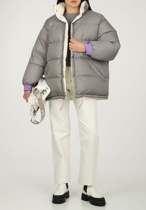 пуховик  из франции вид сбоку