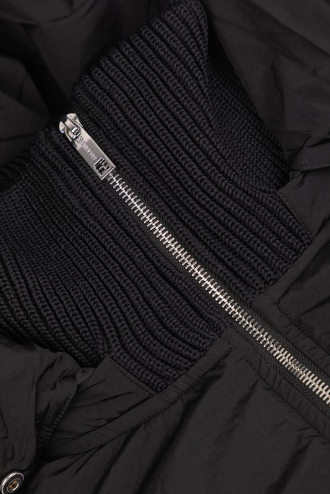 пуховик  универсального стиля с лицевой стороны