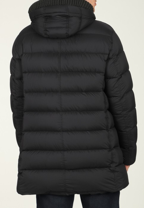 пуховик  из франции вид сбоку