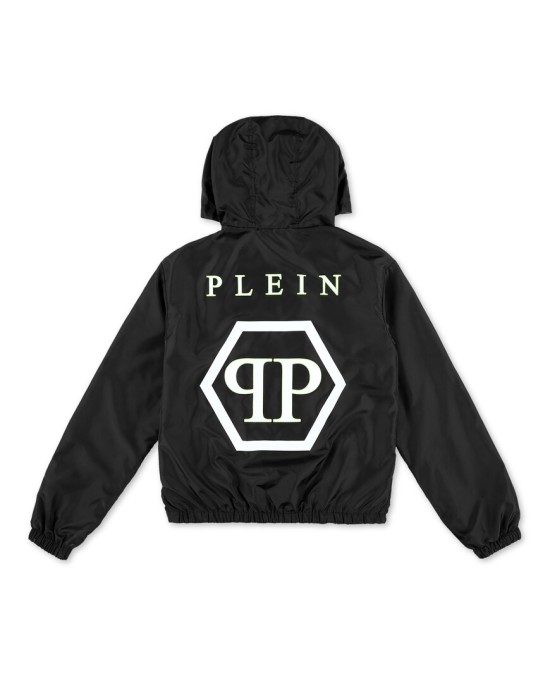 пуховик  от бренда philipp plein вид слева