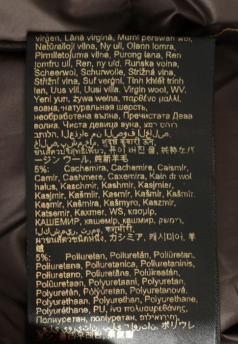 пуховик  вид слева