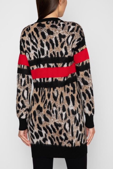 пуловер  с лого из кристаллов от бренда philipp plein вид слева