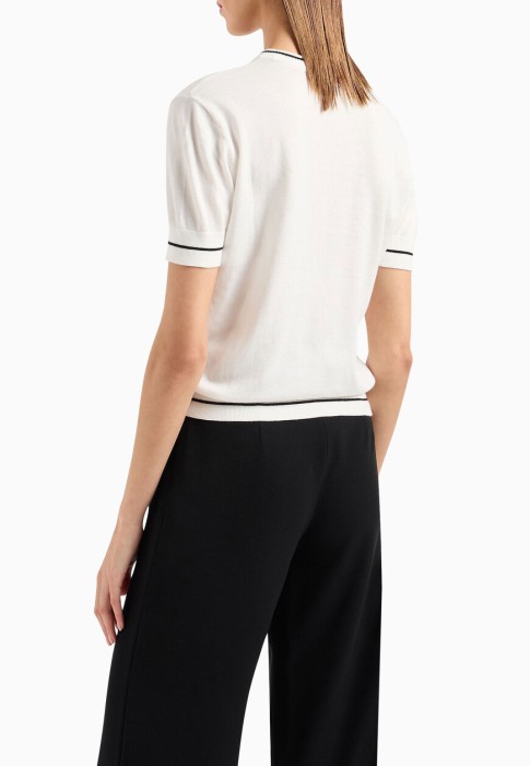 пуловер  из италии вид сбоку