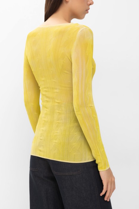 пуловер  от бренда bottega veneta вид слева