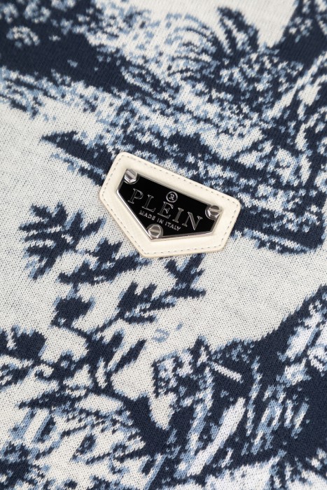 пуловер  универсального стиля с лицевой стороны